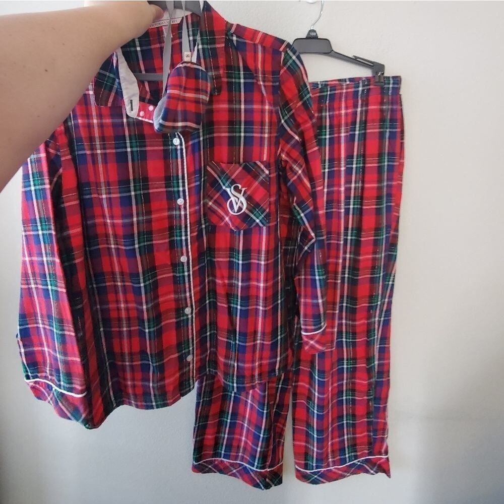 VICTORIA'S Secret plaid pajama size large‎ - Picture 6 of 11